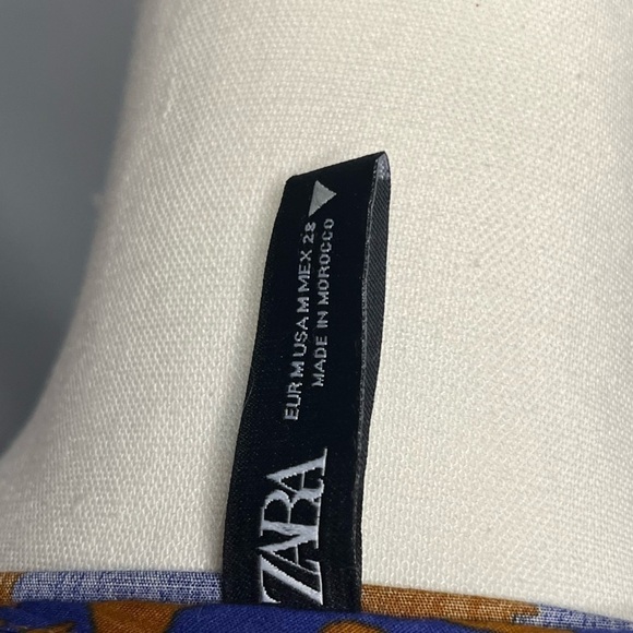 Zara Floral Printed Poplin Midi Dress - Picture 6 of 8